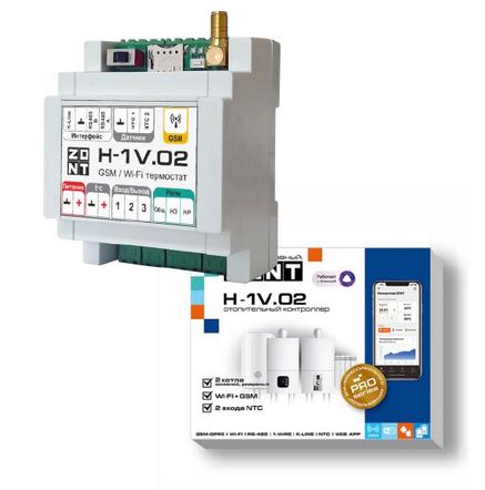 Отопительный GSM  Wi-Fi контроллер ZONT H-1V.02