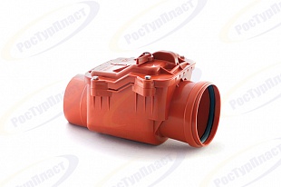 Клапан обратный D 110 красный