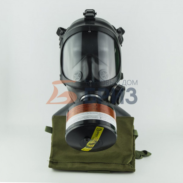 Противогаз фильтрующий БРИЗ-3306 с маской БРИЗ-4301 (ППМ) кат.2