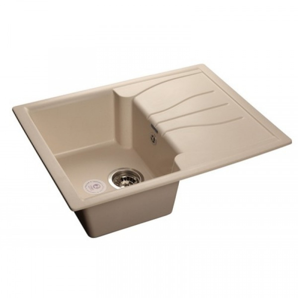 Мойка композит GRANFEST Standart GF-S680L 680х496 белый
