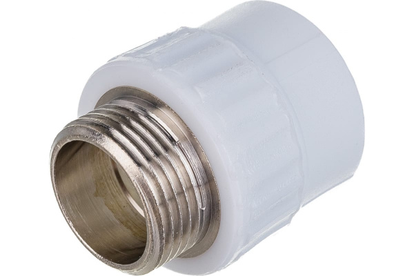 Муфта комбинированная (нар.рез.) (32-11 4)  PPR MeerPlast