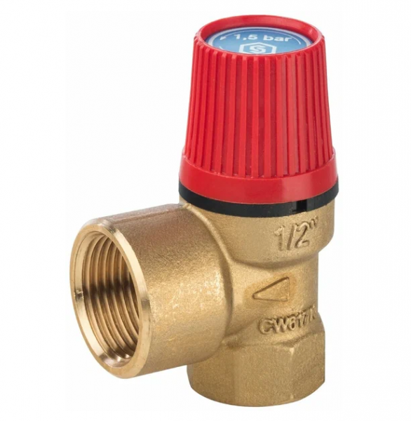 Клапан предохранительный 1 2 1,5 бар STOUT SVS-0001-001515