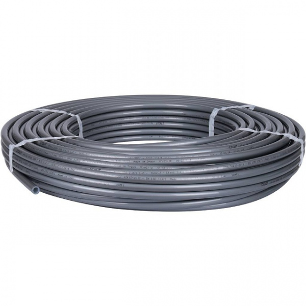 Труба  PE-Xа из сшитого ПЭ 16х2,2 с кислородным барьером серая STOUT (240 м )