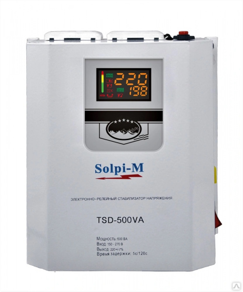 Стабилизатор напряжения SOLPI-M TSD-500 VA
